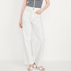 Extra high-rise Sky-hi wide leg size 10 Regular